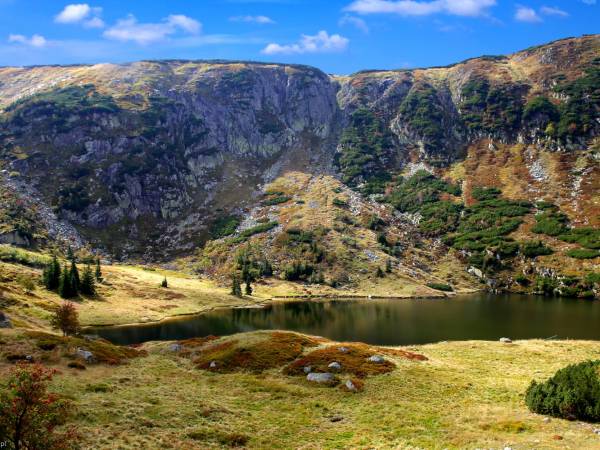 Mały Staw przy schronisku Samotnia