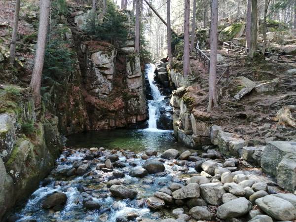 Wodospad Podgórnej w Przesiece