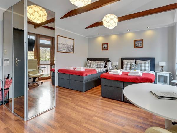 Studio RED z balkonem 40 m2