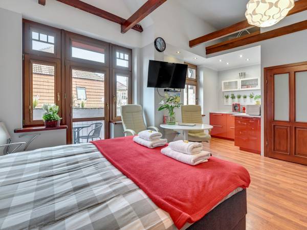 Studio RED z balkonem 40 m2