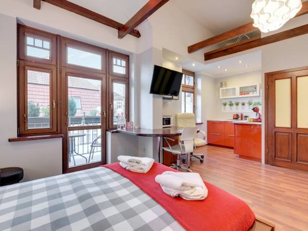 Studio RED z balkonem 40 m2