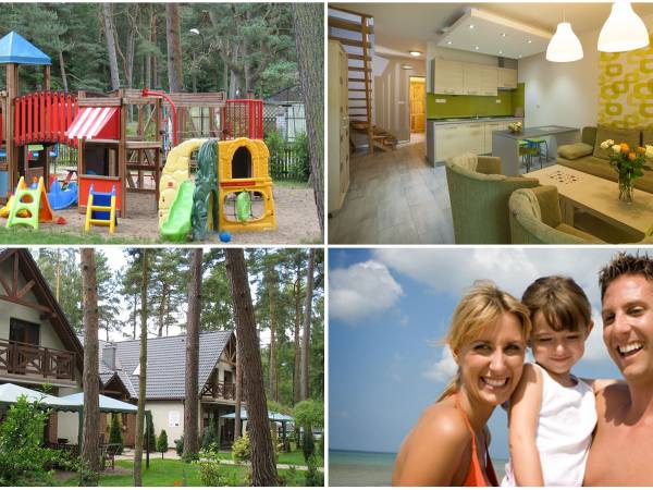 Domki - Apartamenty Nasza Chata 300 m od plaży 