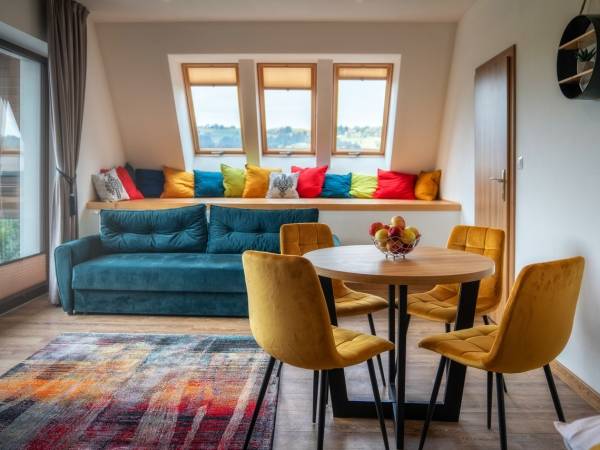 Apartament Kolorowe Poduszki