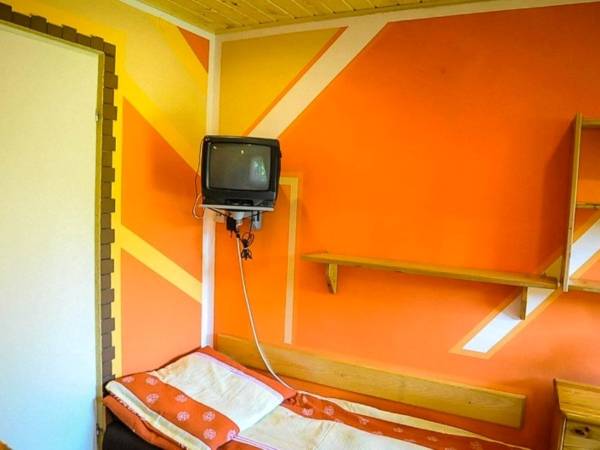 Domek trzyosobowy z łazienką.