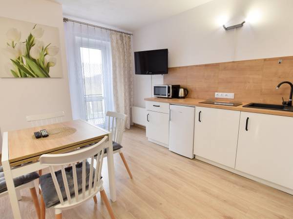 Apartament-studio 4-os. z balkonem