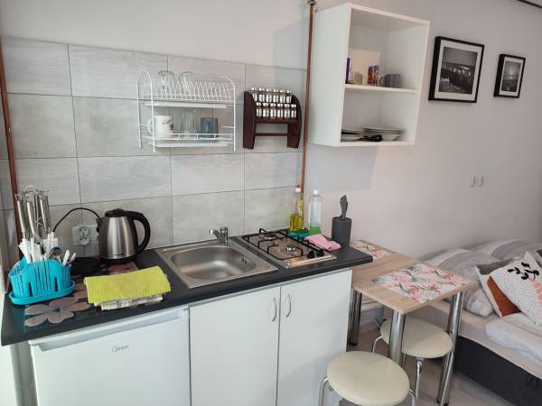 Pokój 2 osobowy z łazienką i aneksem kuchennym 