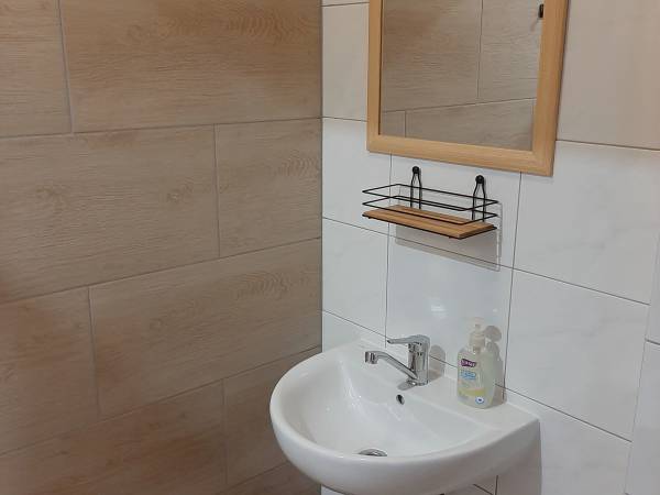 łazienka w pokoju-studiu