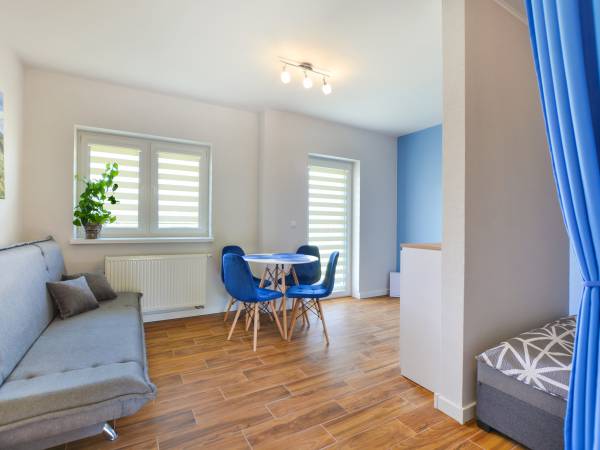 Apartament niebieski z tarasem