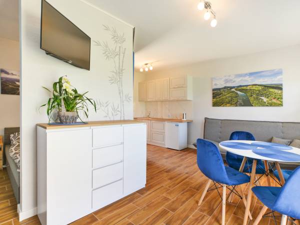 Apartament niebieski z tarasem