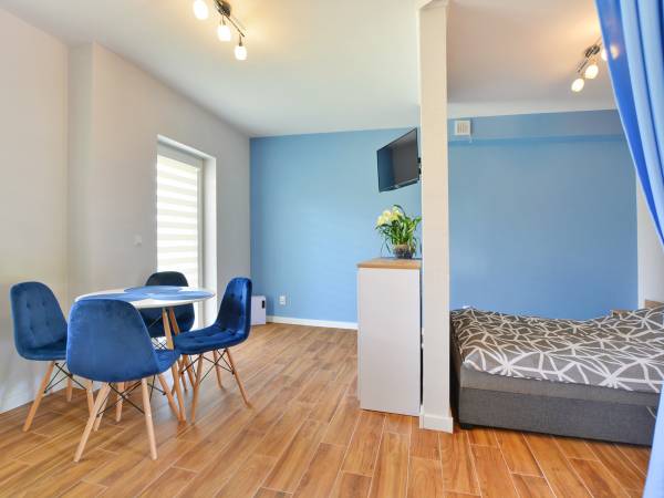 Apartament niebieski z tarasem