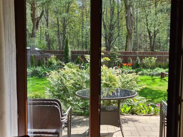 Widok z salonów, taras