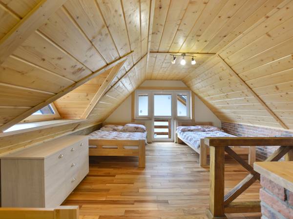 Domek całoroczny z kominkiem