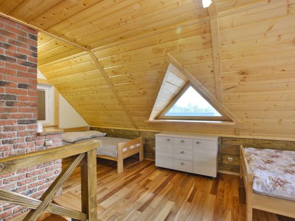 Domek całoroczny z kominkiem