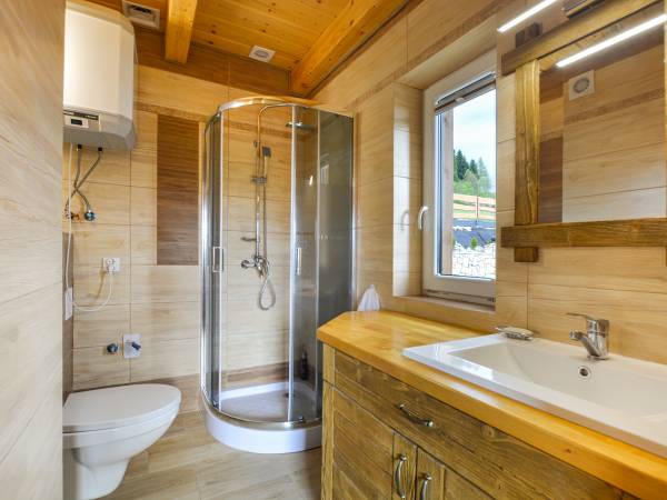 Domek całoroczny z kominkiem