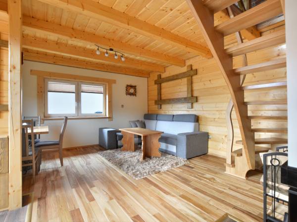 Domek całoroczny z kominkiem