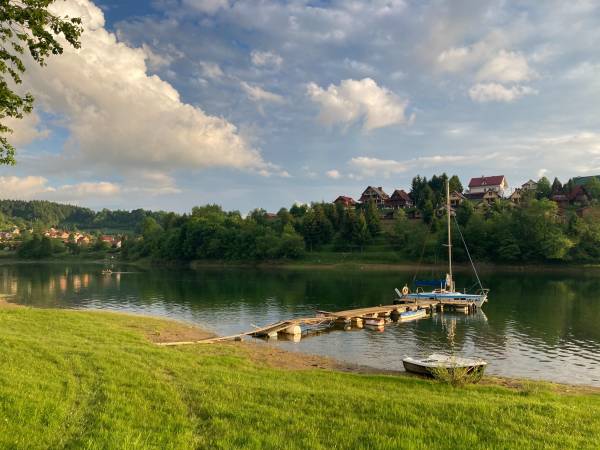 Domek całoroczny z kominkiem