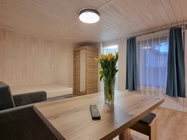 salon w domku part. 2 pokojowym