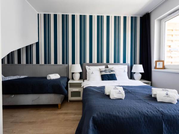 Apartament z balkonem -sypialnia