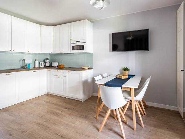 Apartament z balkonem - część dzienna