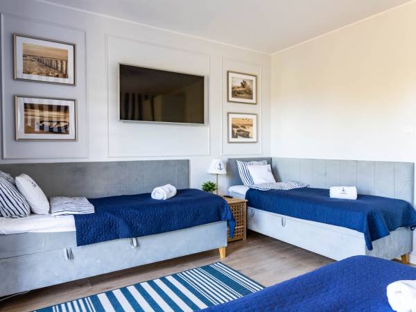 Apartament z tarasem- sypialnia