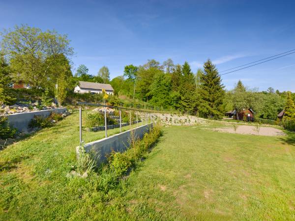Ogród widok na Parking