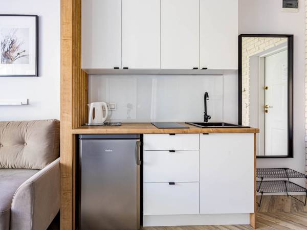 Pokój Premium na parterze-aneks kuchenny.