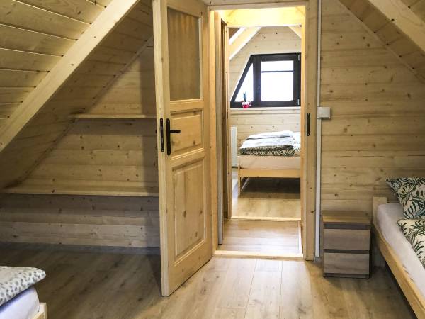 Domek 7 osobowy - sypialnia piętro