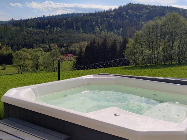 Villa Scandinavian jacuzzi