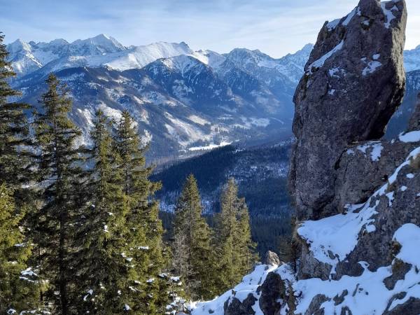 widok z Gęsiej Szyi