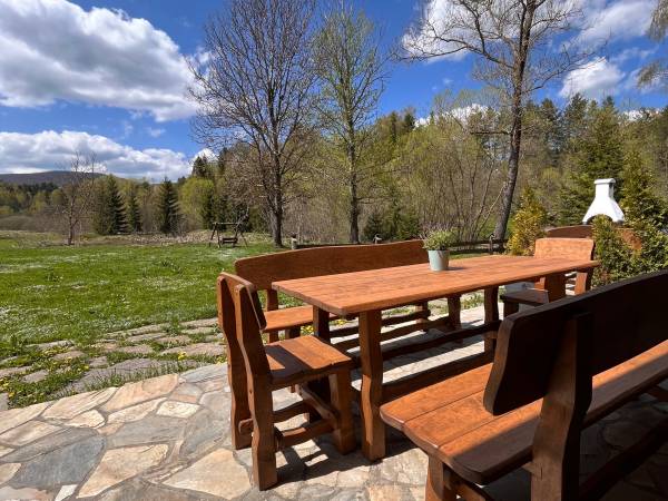 Taras z miejscem do grillowania