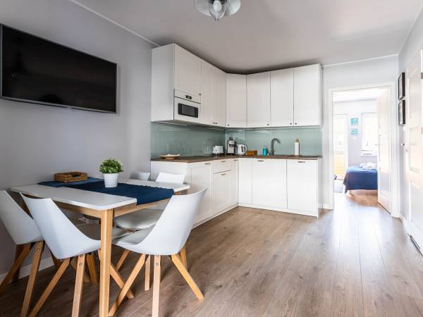 Apartament z balkonem- część dzienna