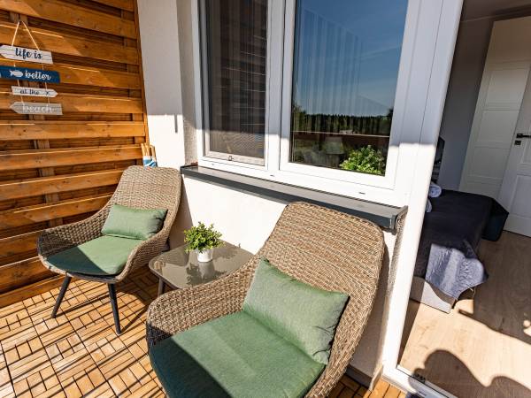 Apartament z balkonem