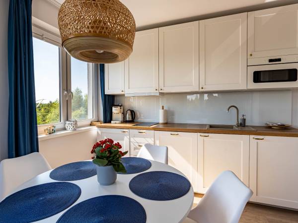 Apartament z balkonem-część dzienna