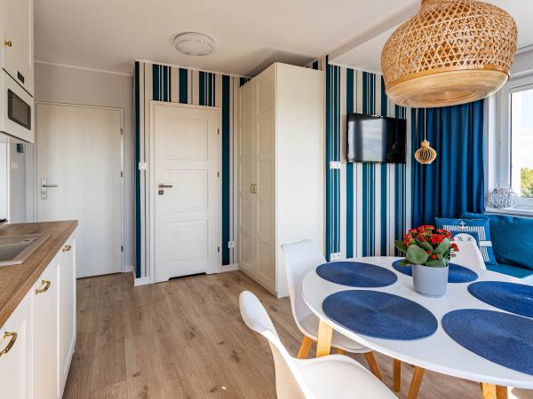 Apartament z balkonem-część dzienna