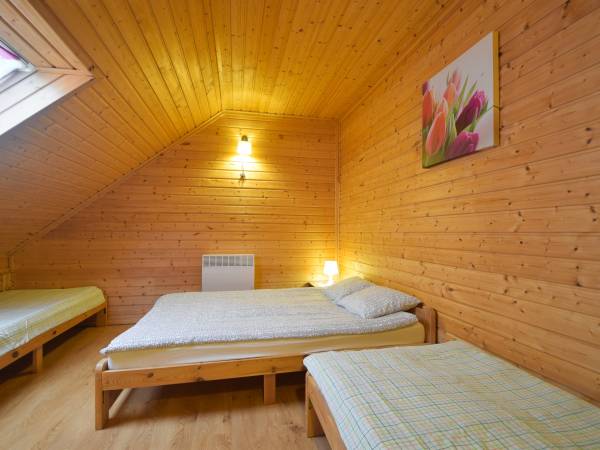 Sypialnia w apartamencie nr 1 