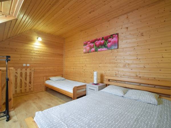 Sypialnia w apartamencie nr 6 