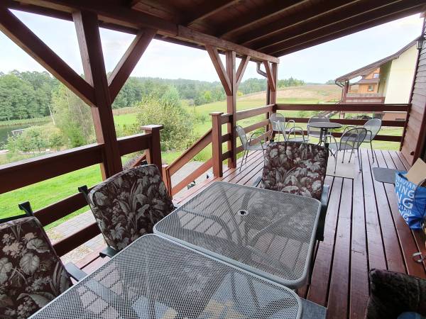 Dwa Domy Drewniane Nad Jeziorem Orzyskim