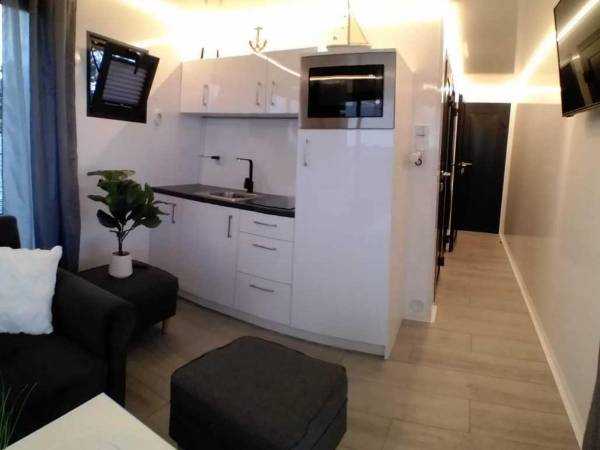 Domki na wodzie "Arka" z rowerem wodnym, parkingiem, 300 metrów do Morza ! Centrum Mielna 