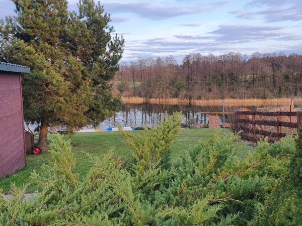 Dwa Domy Drewniane Nad Jeziorem Orzyskim