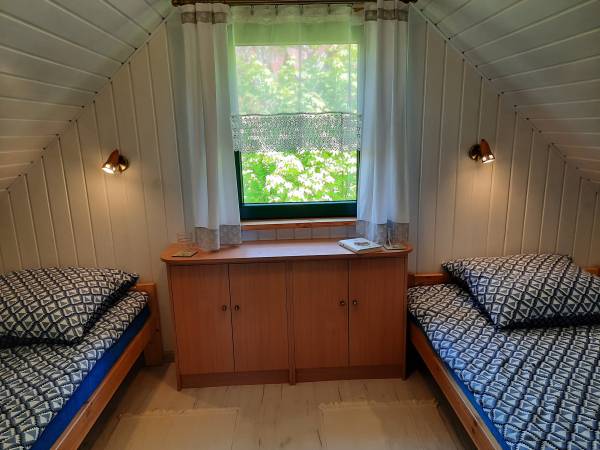 Domek 1 - poddasze, sypialnia