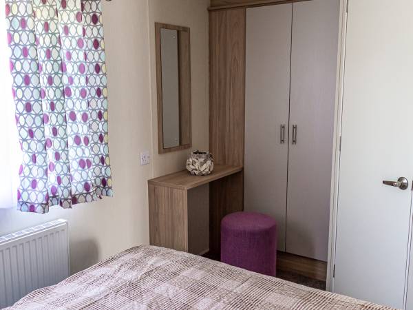 sypialnia małżeńska, domek 4 osobowy