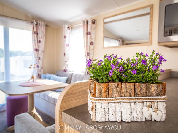 pokój dzienny, domek 4 osobowy nr 6, 7, 8, i nr 9