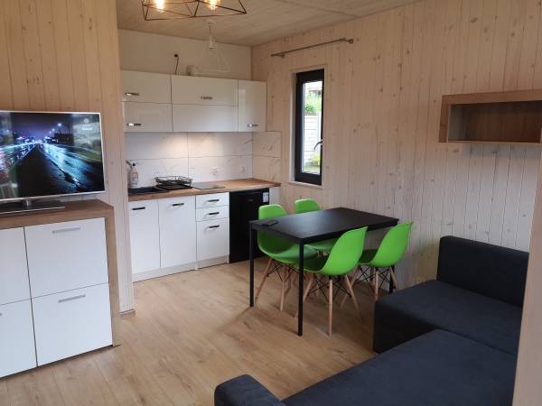 Domek 5 osob. z ogród.+2 sypialnie