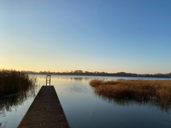 wiejska plaża w Ławkach