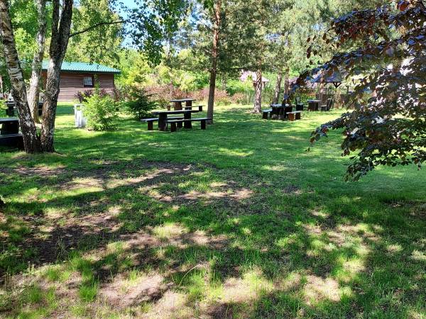 Pole namiotowe gotowe na przyjazd gości