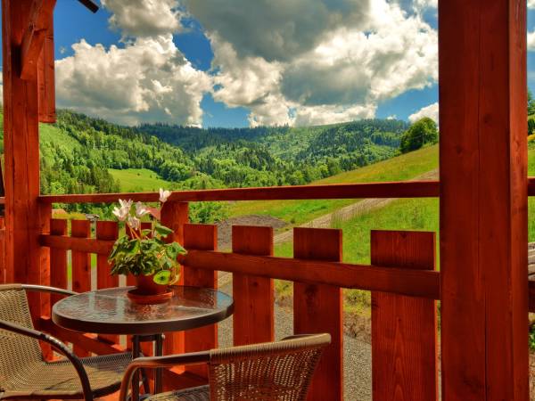 widok z apartamentu nr 23