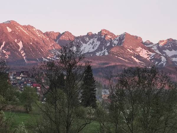 Gałowski Dworek widoczki z okna