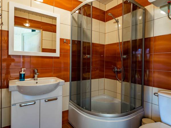  łazienka w domku w Milka1