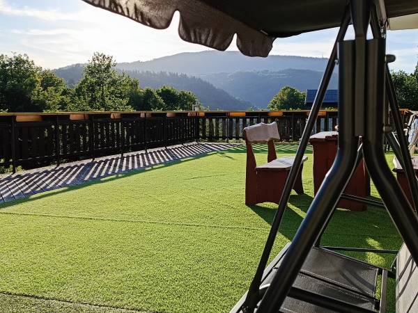 Widok z dolnego tarasu