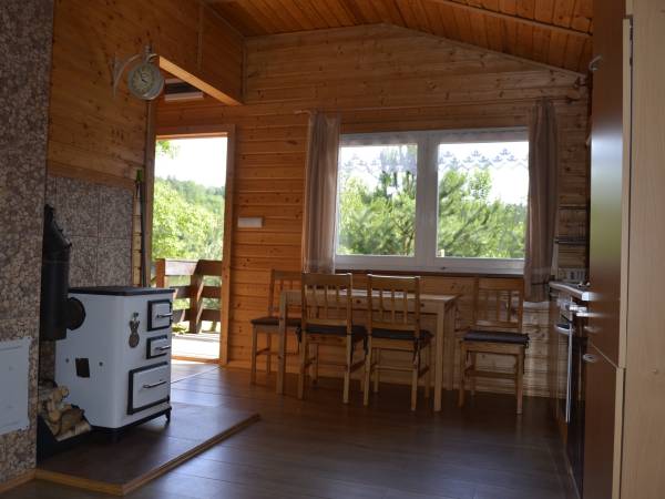 Domek - salon z aneksem